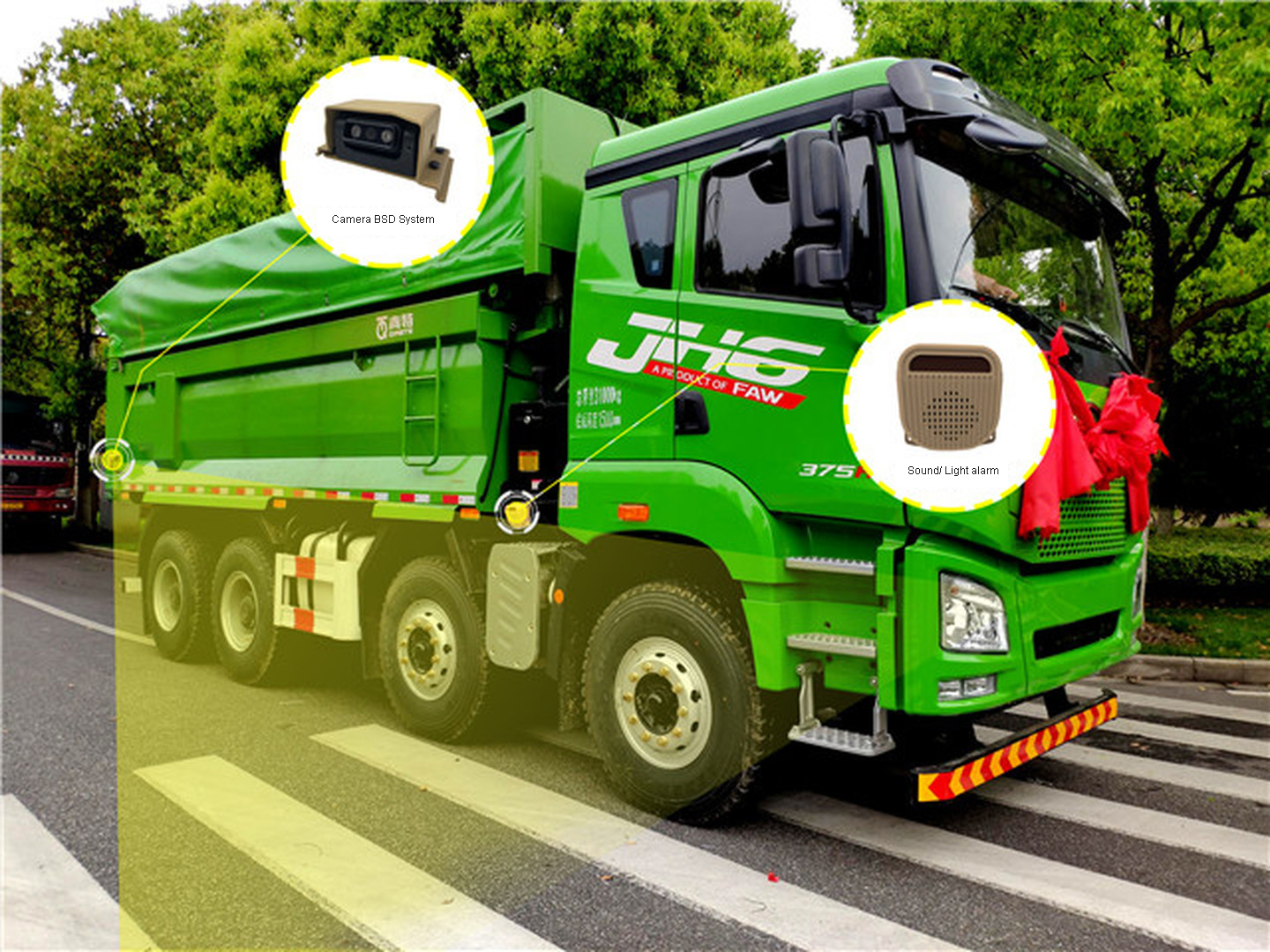 Difference between blind spot detection(BDS) and radar sensor