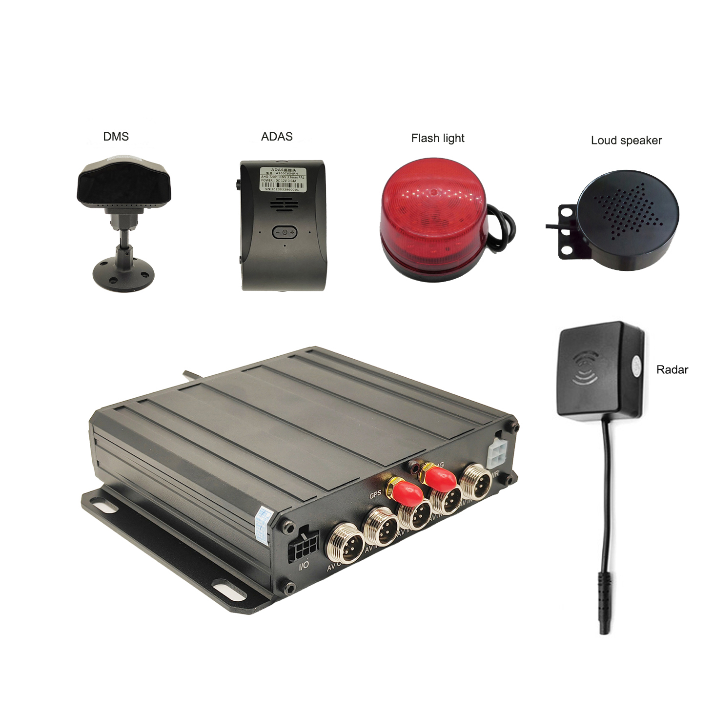 AI 4G MDVR WITH DSM ADAS BSD RADAR